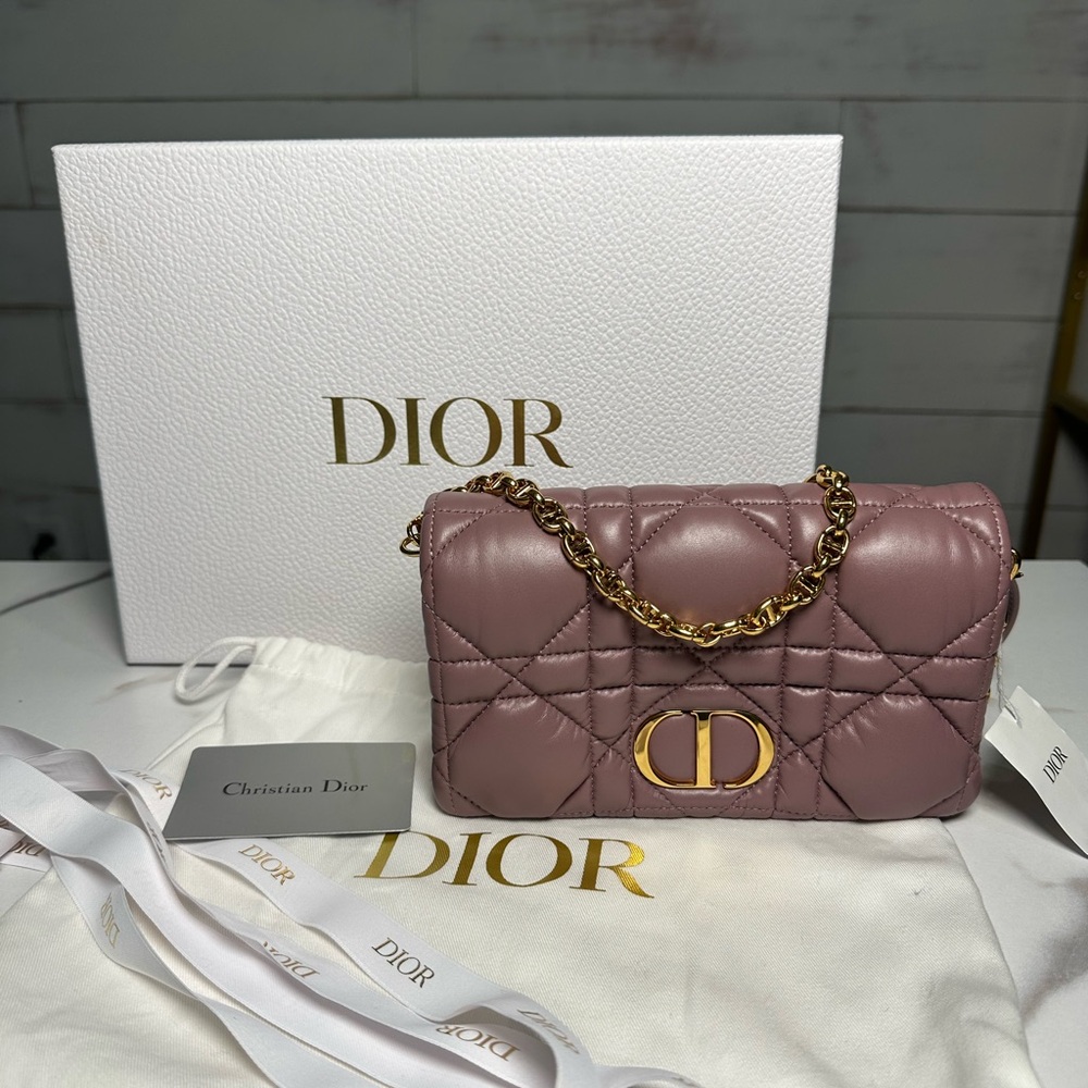Dior Quilted Caro Bag